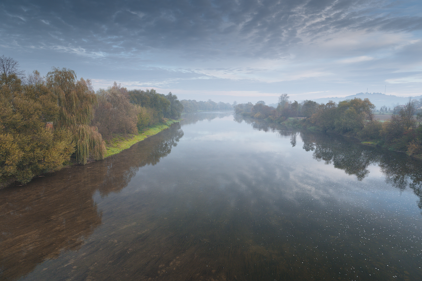 Rzeka San w okolicach Dynowa