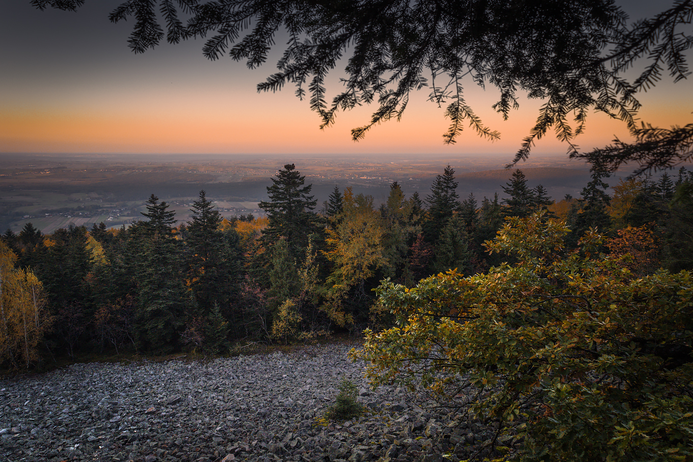 Łysa Góra, widok na Gołoborze