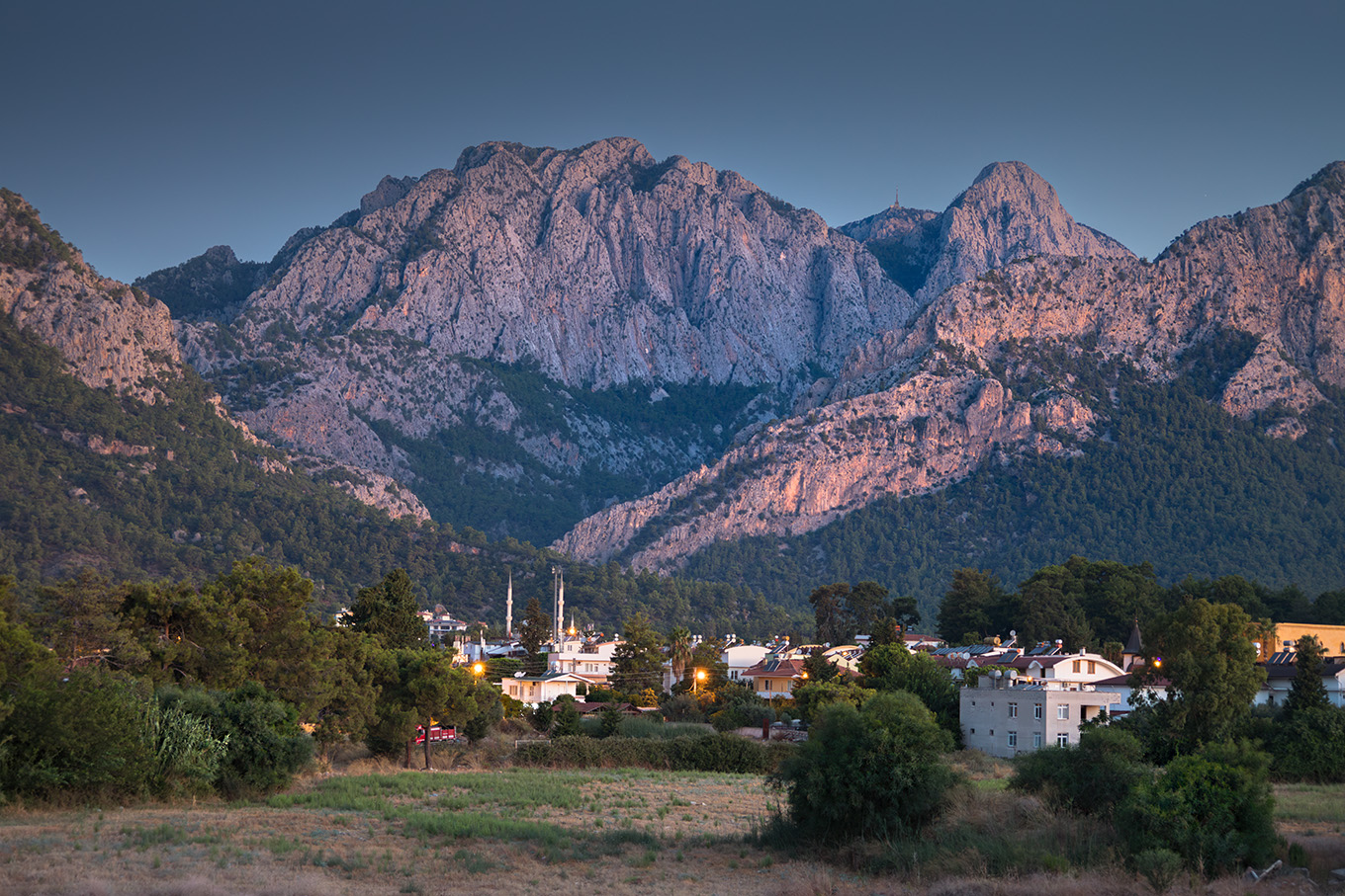 Widok na góry Taurus, okolice Goynuk