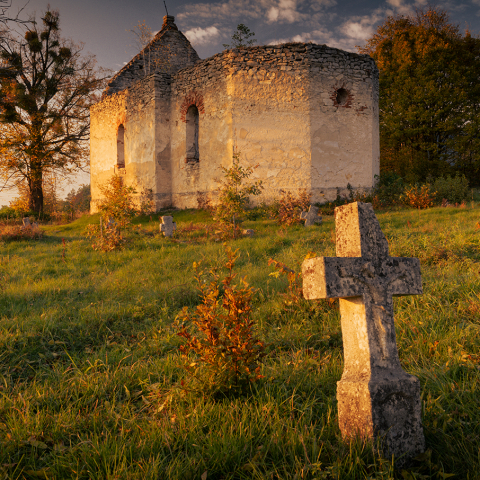 Ruiny cerkwi pod wezwaniem świętego Mikołaja w Hucie Różanieckiej
